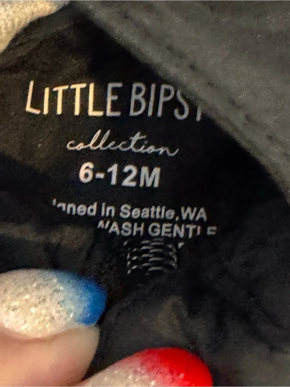 Little Bipsy Black Wind Breaker Jacket